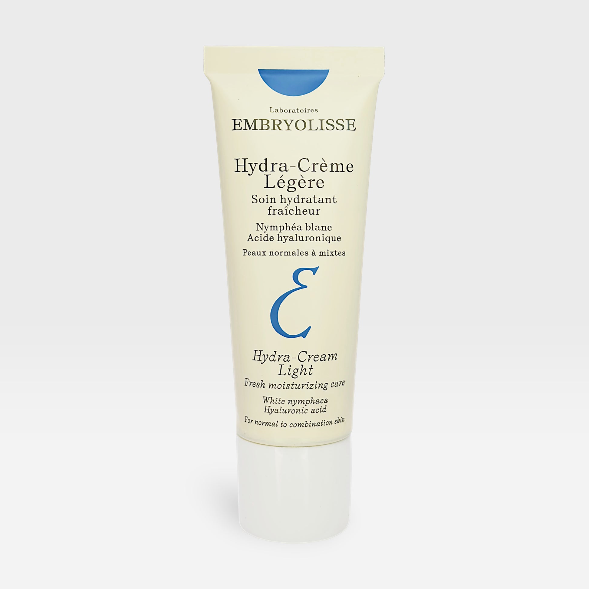 Embryolisse Hydra-Light Moisturizer in 40ml jar, lightweight cream for hydrating and nourishing skin.